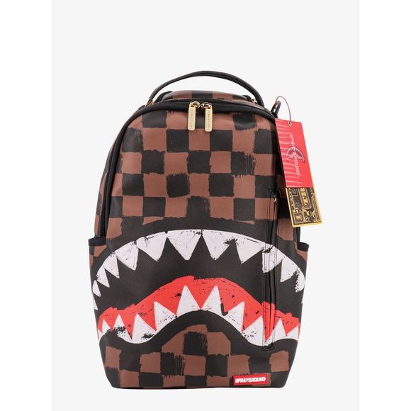 Sprayground Bags Sprayground Man Coated Canvas Backpack With Check